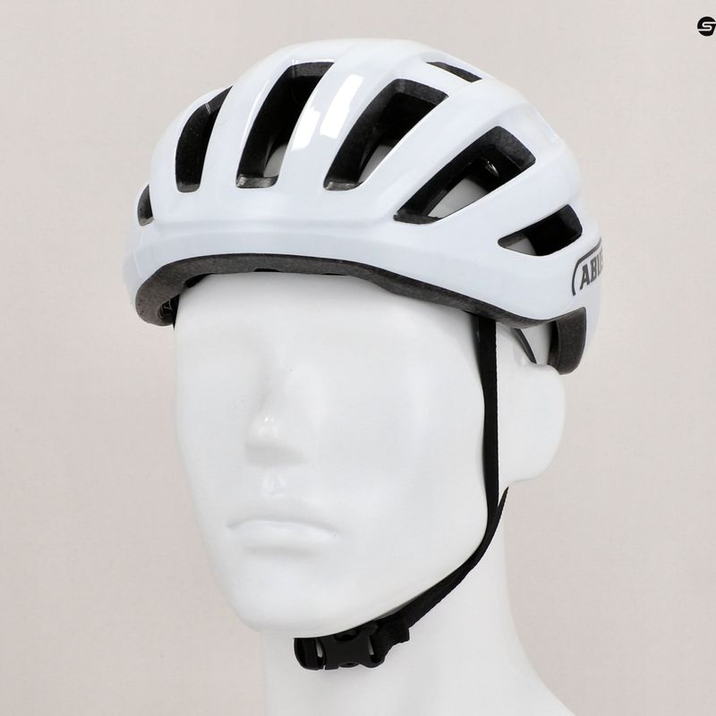 ABUS PowerDome MIPS shine weißer Fahrradhelm 9