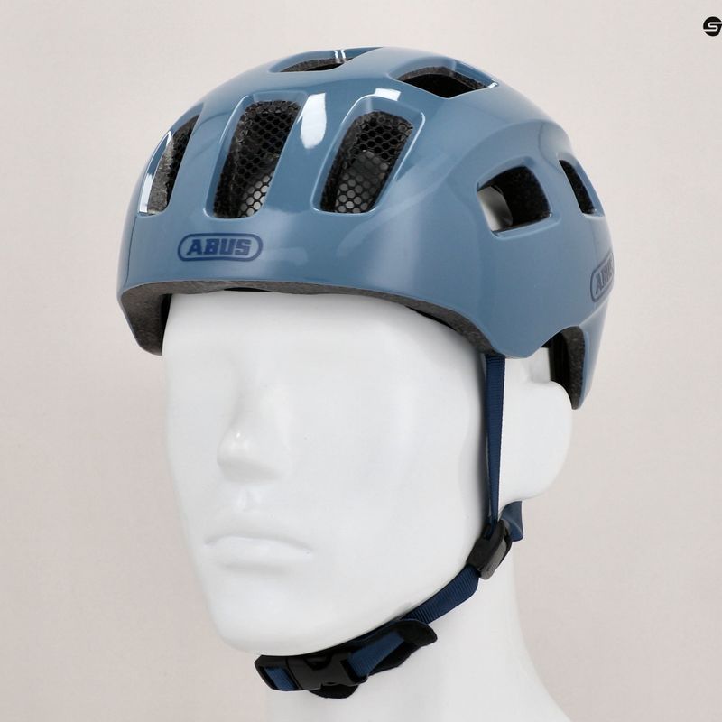 ABUS Kinderfahrradhelm Youn-I 2.0 gletscherblau 9