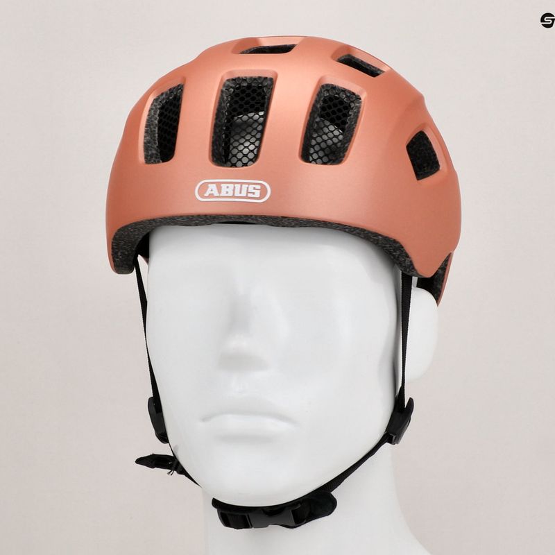 ABUS Kinderfahrradhelm Youn-I 2.0 rose gold 13