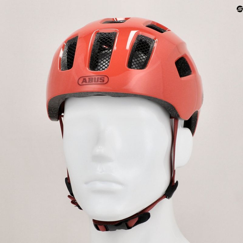 ABUS Kinderfahrradhelm Youn-I 2.0 living coral 9