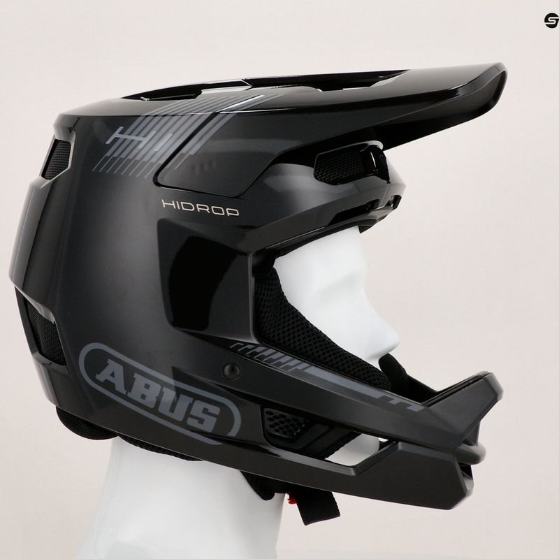 ABUS Fahrradhelm Hidrop glänzend schwarz 9