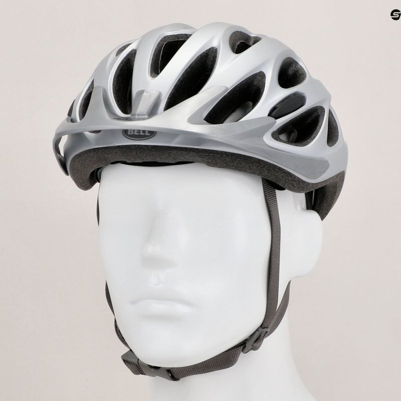 Bell Charger mattes Titanium Silber Fahrradhelm