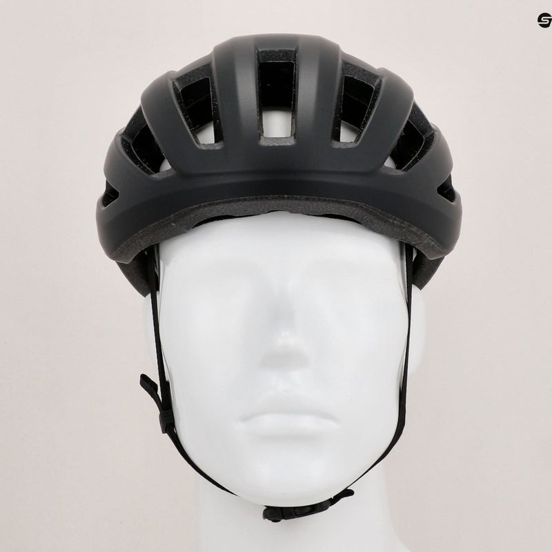 ABUS PowerDome Samt schwarzer Fahrradhelm 9