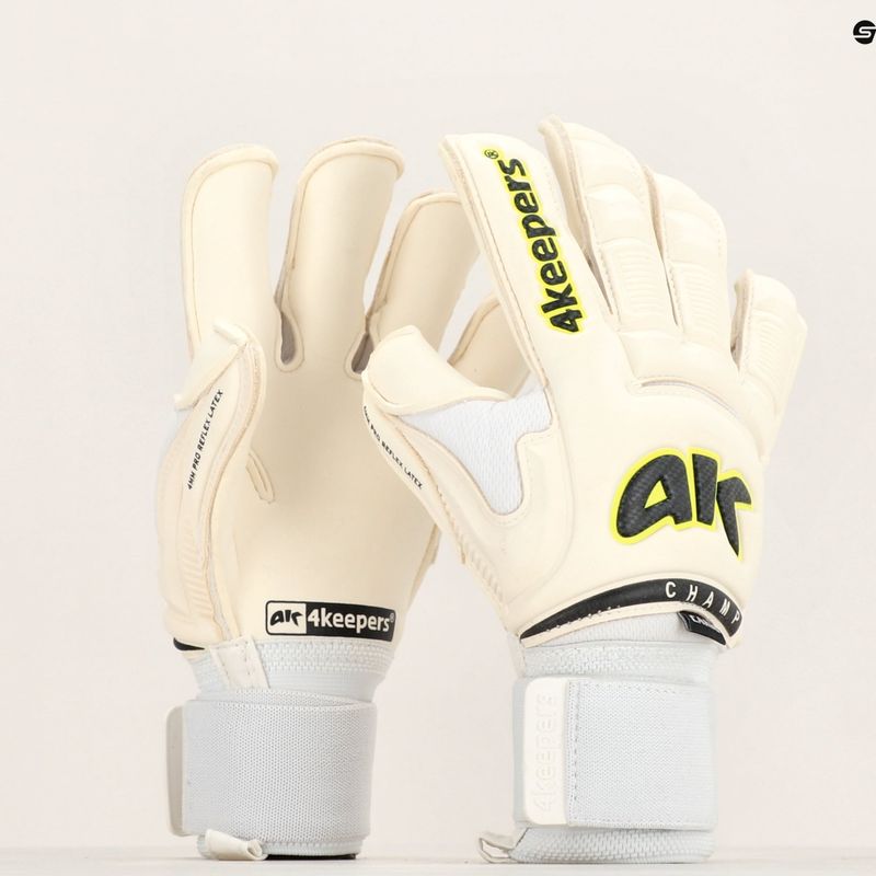 Torwarthandschuhe 4keepers Champ Carbo VI RF2G strap weiß 5