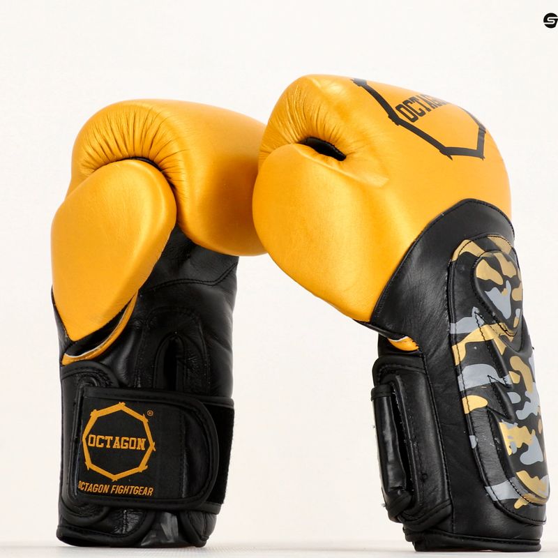 Octagon Hero goldene Boxhandschuhe 7