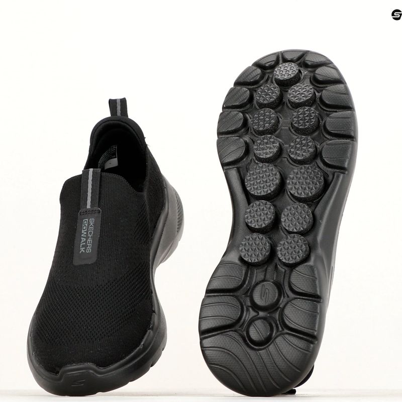 SKECHERS Herrenschuhe Go Walk 6 schwarz 10