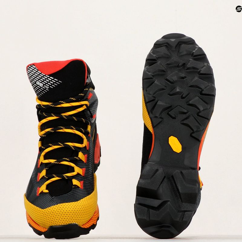 Herren-Trekkingstiefel La Sportiva Aequilibrium Hike GTX carbon/gelb 10