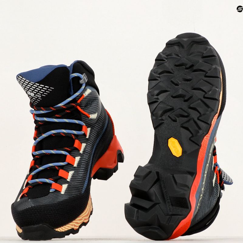 Damen-Trekkingstiefel La Sportiva Aequilibrium Hike GTX carbon/kirsche tomato 10