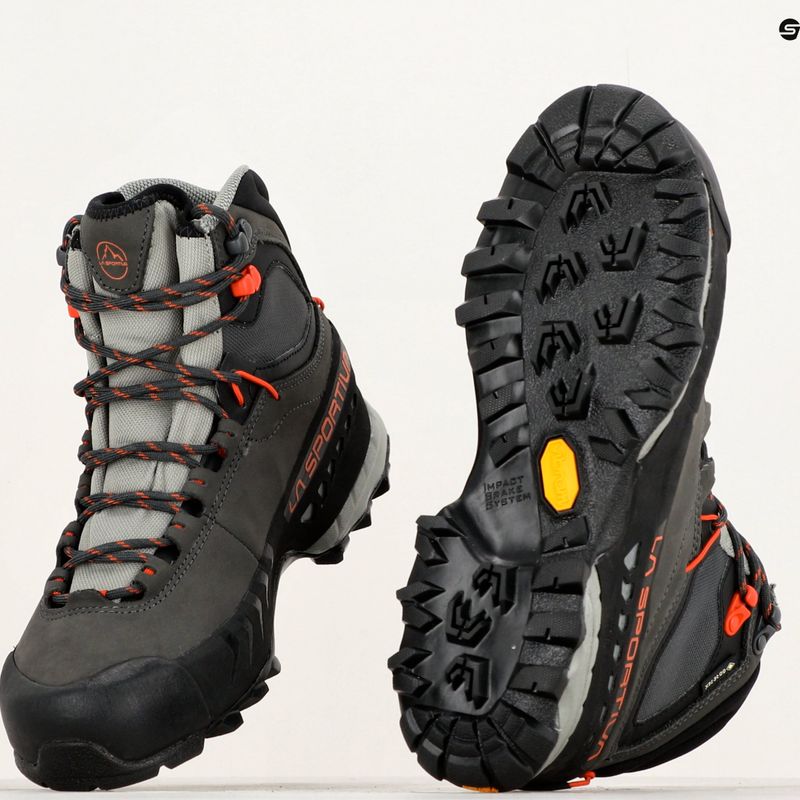Damen-Trekkingstiefel La Sportiva TX5 GTX carbon/paprika 10