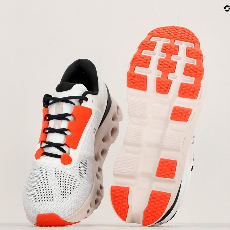 Herren On Cloudstratus 3 undyed-weiß/sand Laufschuhe 16
