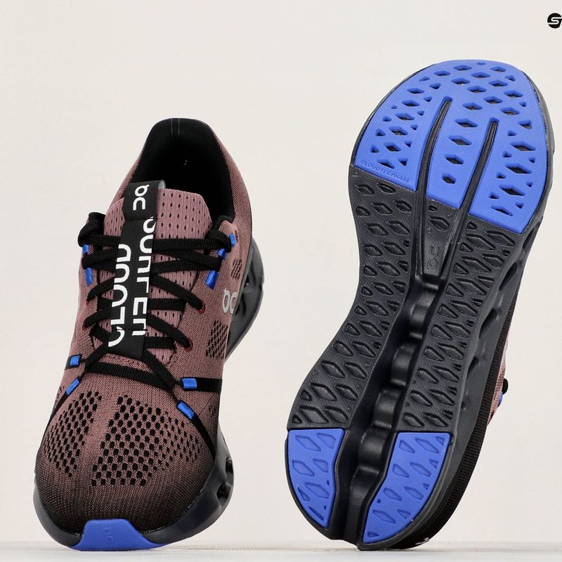 Herren On Cloudsurfer schwarz/kobalt Laufschuhe 11