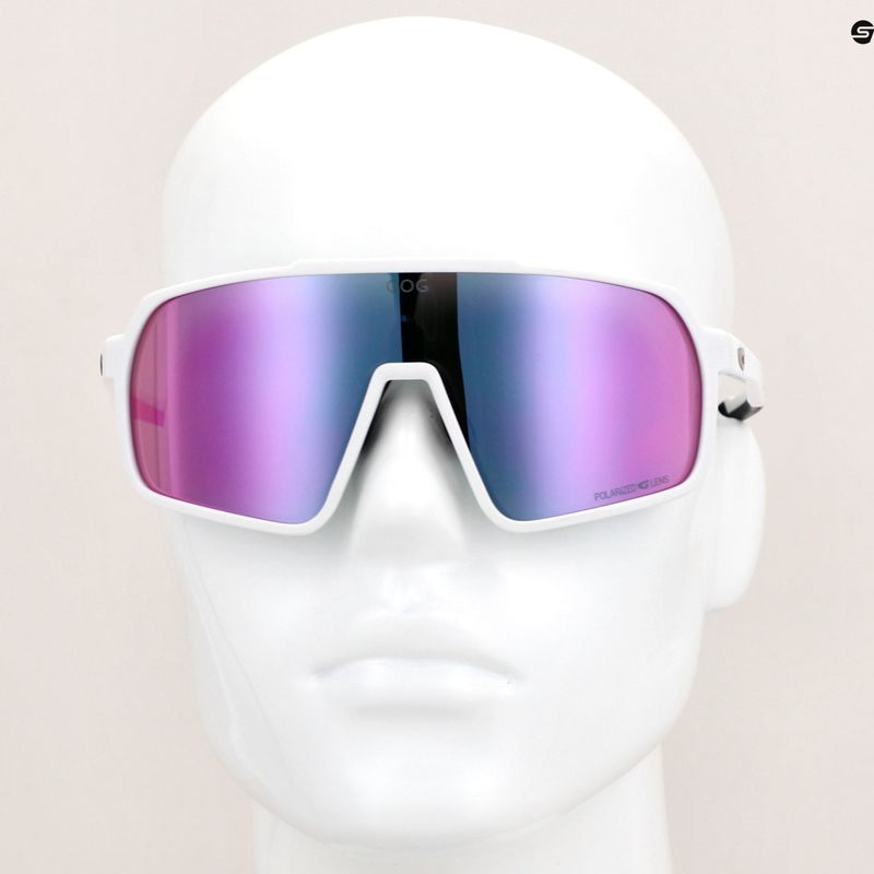 GOG Okeanos matt weiß/schwarz/polychromatisch lila-grün Sonnenbrille 7