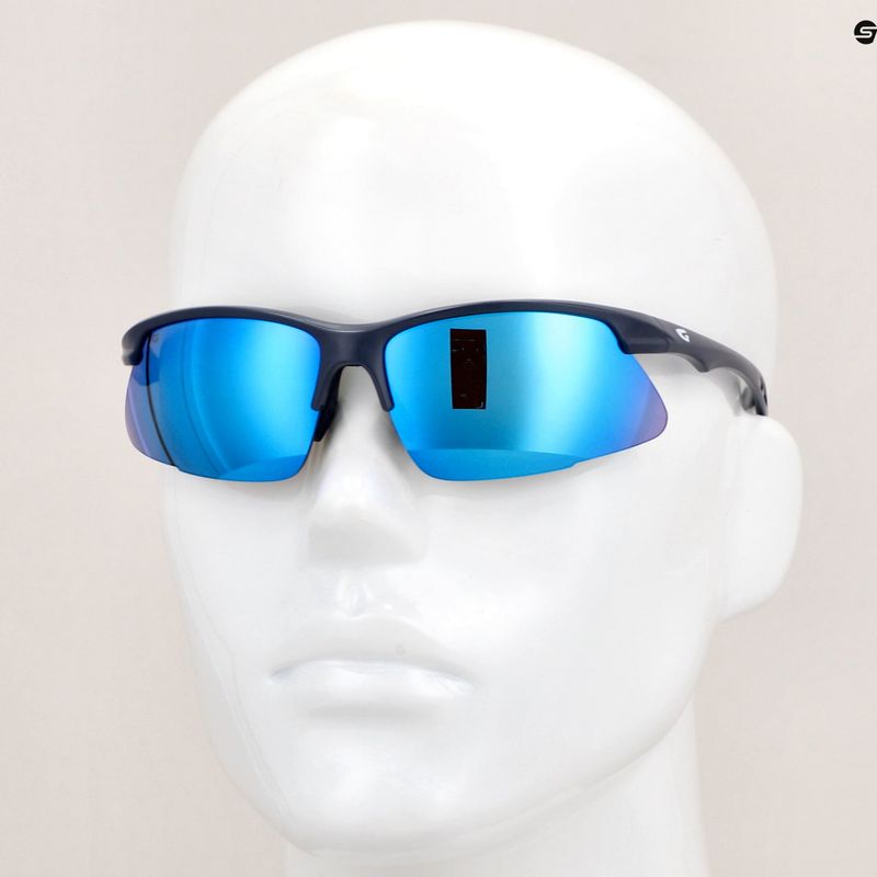 GOG Pico Sonnenbrille matt navyblau/polychromatisch weiß-blau