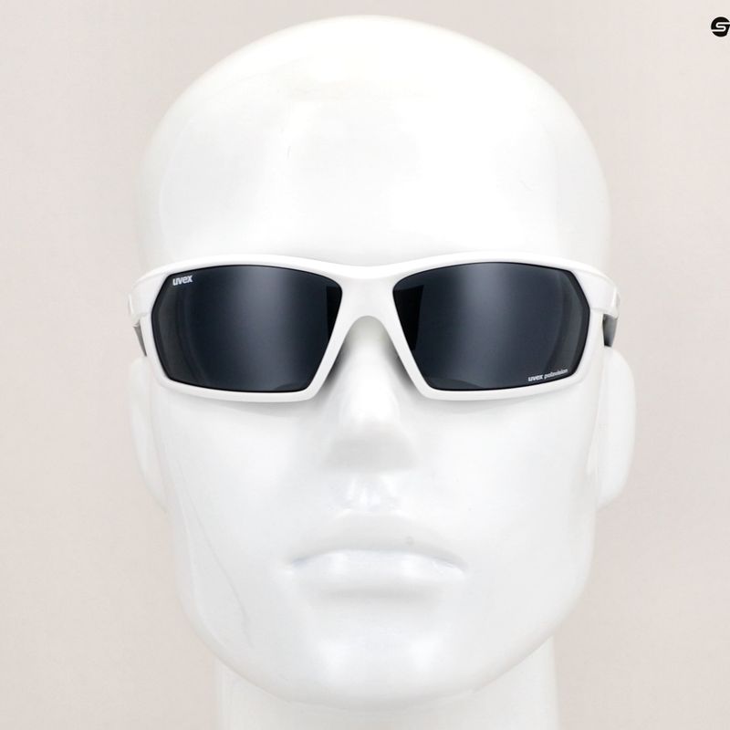 UVEX Sportstyle 225 Pola Sonnenbrille weiß 11
