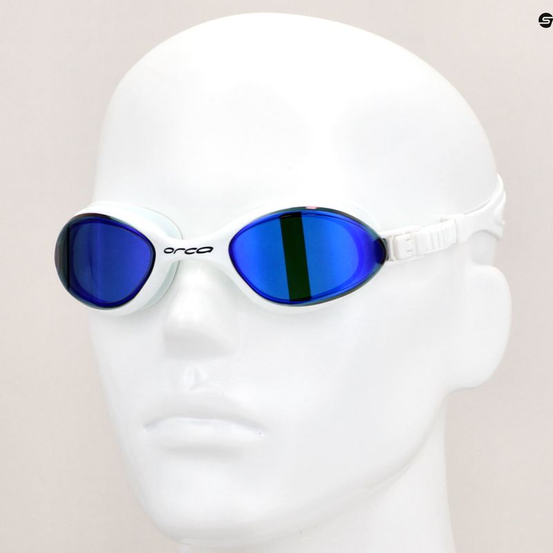 Orca Killa 180º blau/weiße Schwimmbrille 3