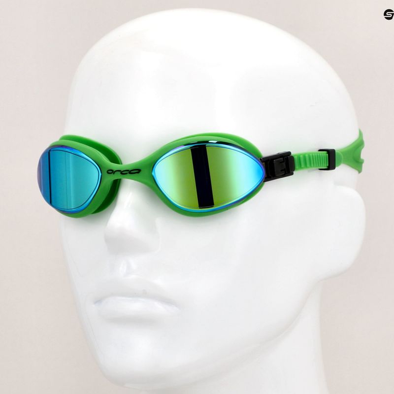 Orca Killa 180º Spiegel grün Schwimmbrille 3
