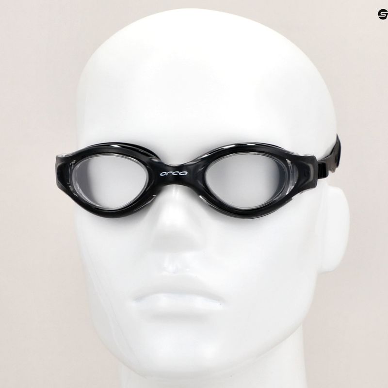 Orca Killa Vision klare schwarze Schwimmbrille