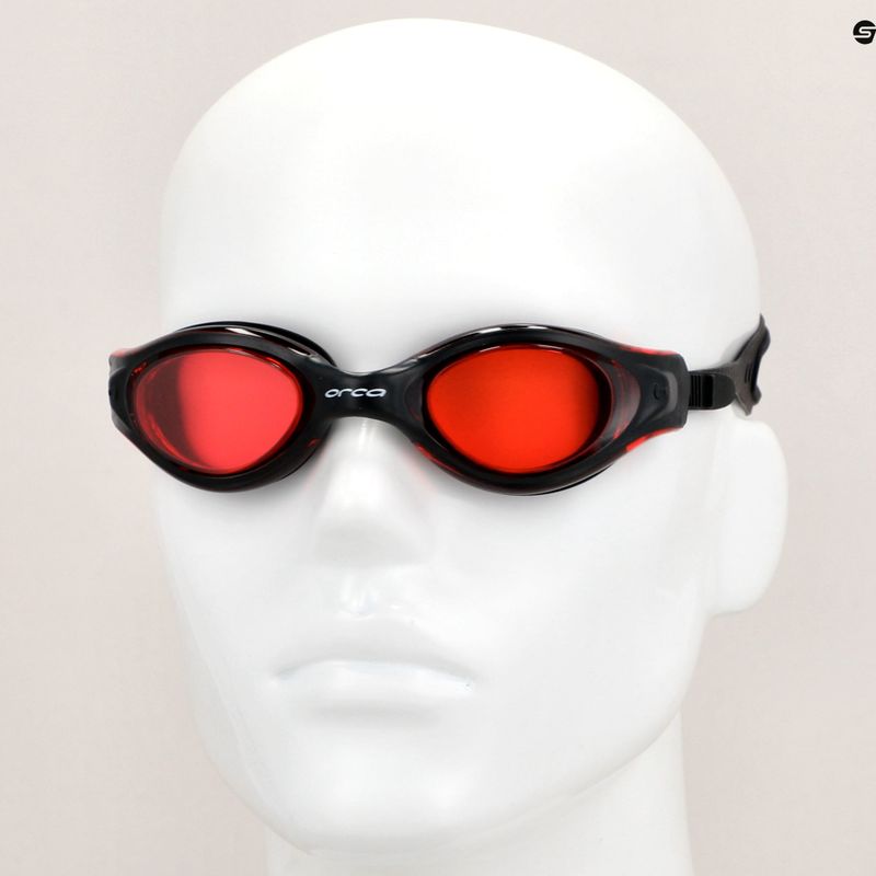 Orca Killa Vision rot/schwarz Schwimmbrille 8