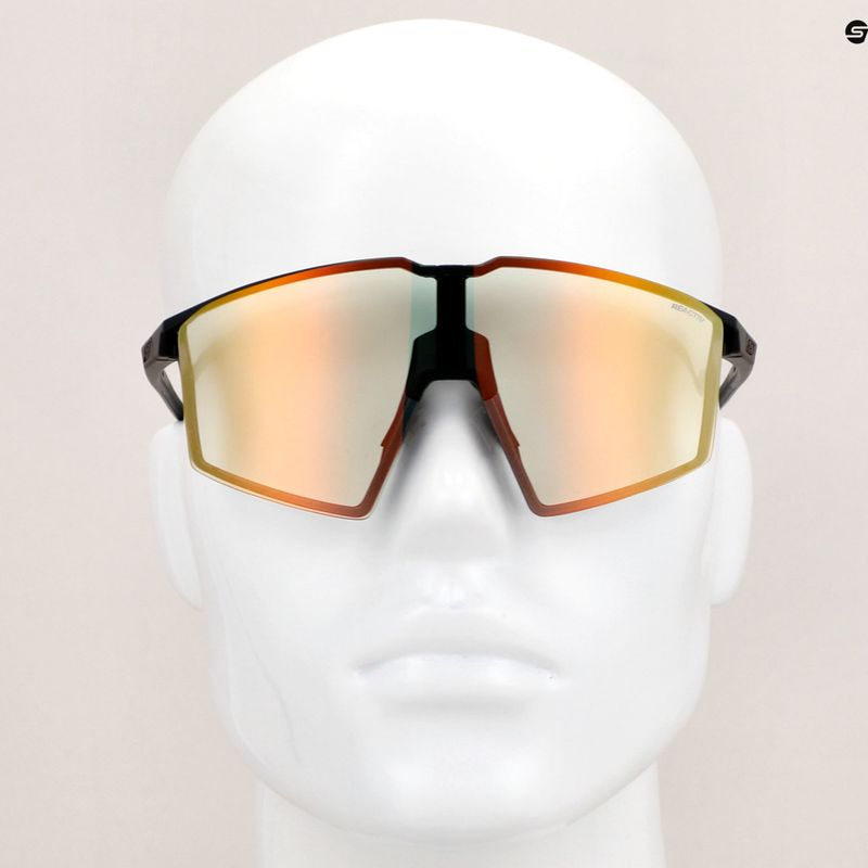 Julbo Edge Reactiv 1-3 Light Amplifier Matte schwarz/irisierend ir5/Multilayer rot Sonnenbrille 10