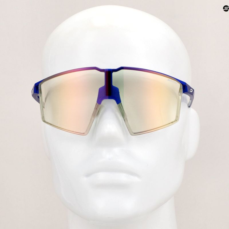 Julbo Edge Reactiv 1-3 Light Amplifier metallisch blau/weiß/Multilayer gold rosa Sonnenbrillen 10
