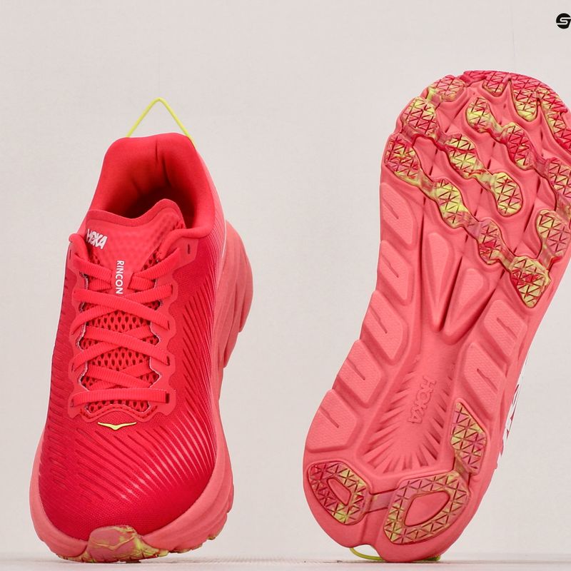 Damen Laufschuhe HOKA Rincon 3 cerise/coral 9