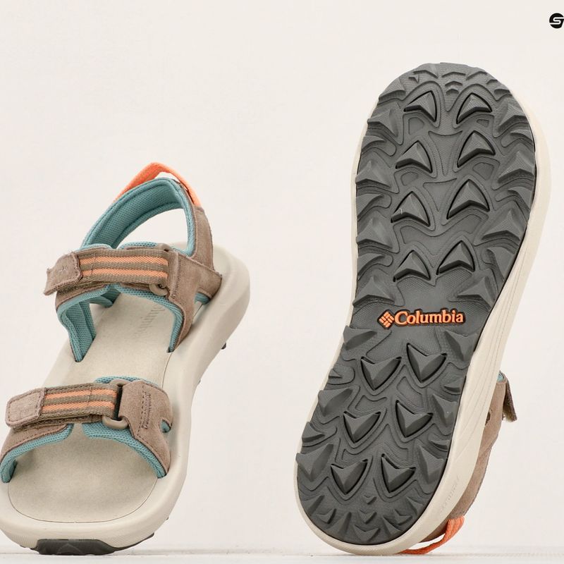 Columbia Trailstorm Hiker 2 Strap fungi/apricot fizz Damen Trekking Sandalen 10