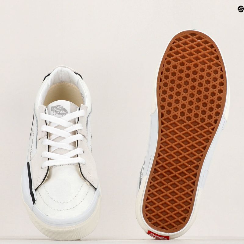 Schuhe Vans SK8-Low Reconstruct true white 10