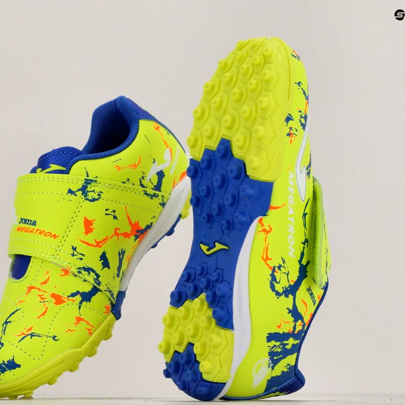 Joma Megatron Jr TF Kinder Fußballschuhe Zitrone Fluor 10