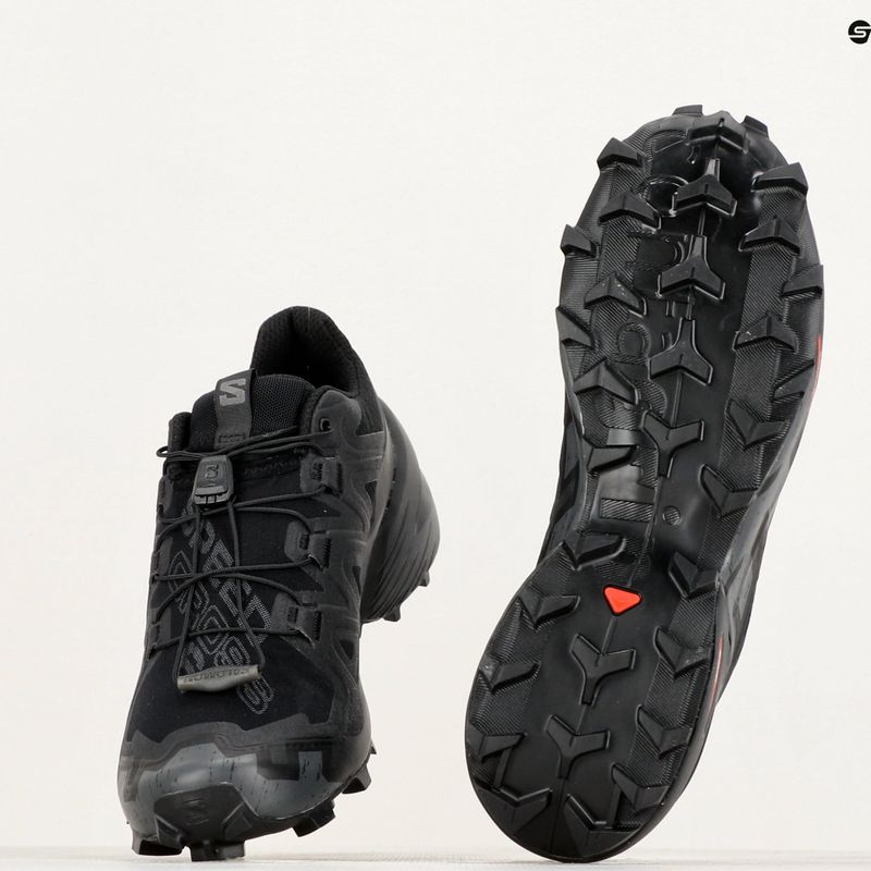 Damen Laufschuhe Salomon Speedcross 6 schwarz/schwarz/phantom 11