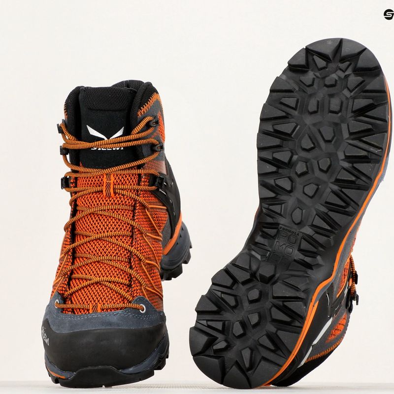 Trekkingschuhe Herren Salewa MTN Trainer Lite Mid GTX black out/carrot 10