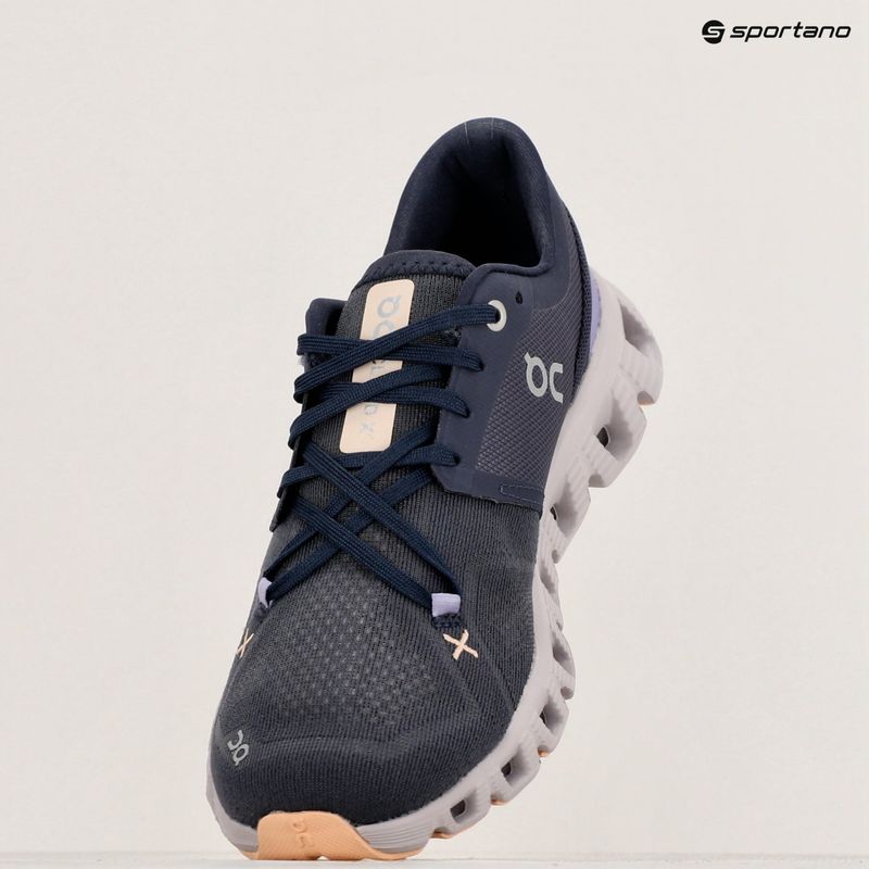 Damen Laufschuhe On Running Cloud X 3 iron/fade 9