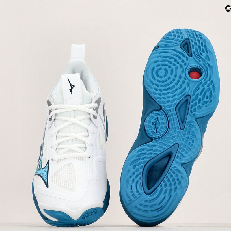 Herren Volleyballschuhe Mizuno Wave Momentum 3 weiß/segelb/silber 10