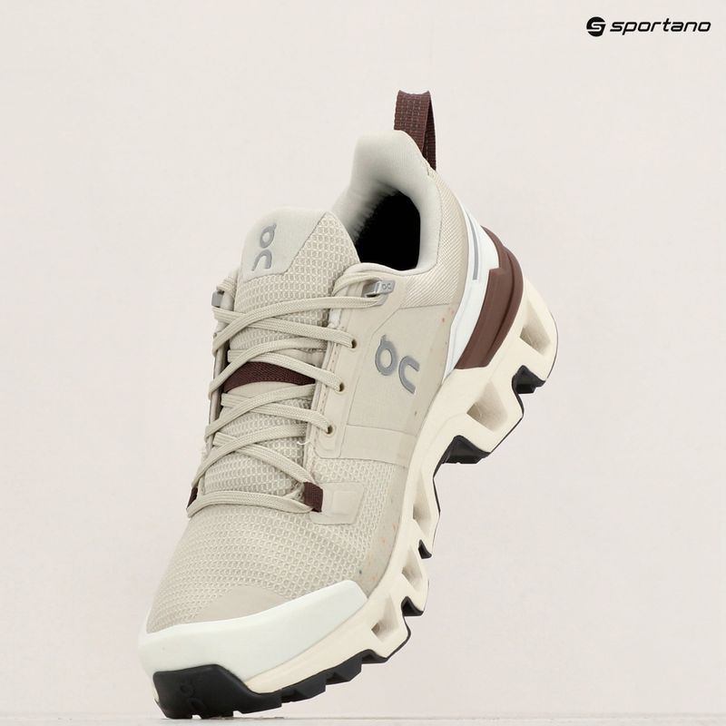 Damen-Trekking-Schuhe On Cloudwander Wasserdicht Sand/Elfenbein 9