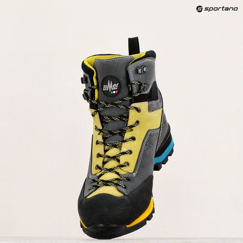 Trekkingschuhe Herren Lomer Badia High Mtx brain/celery 9