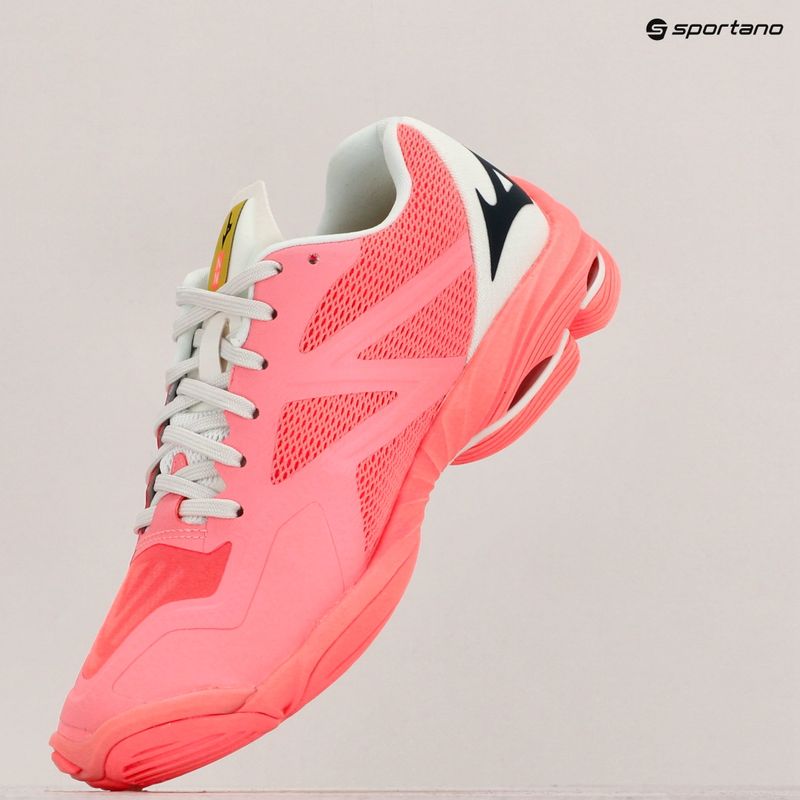 Volleyballschuhe Damen Mizuno Wave Lightning Z7 candycoral/black/bolt2neon 9