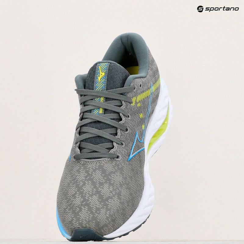 Laufschuhe Herren Mizuno Wave Inspire 19 ggray/jet blue/bolt2neon 11
