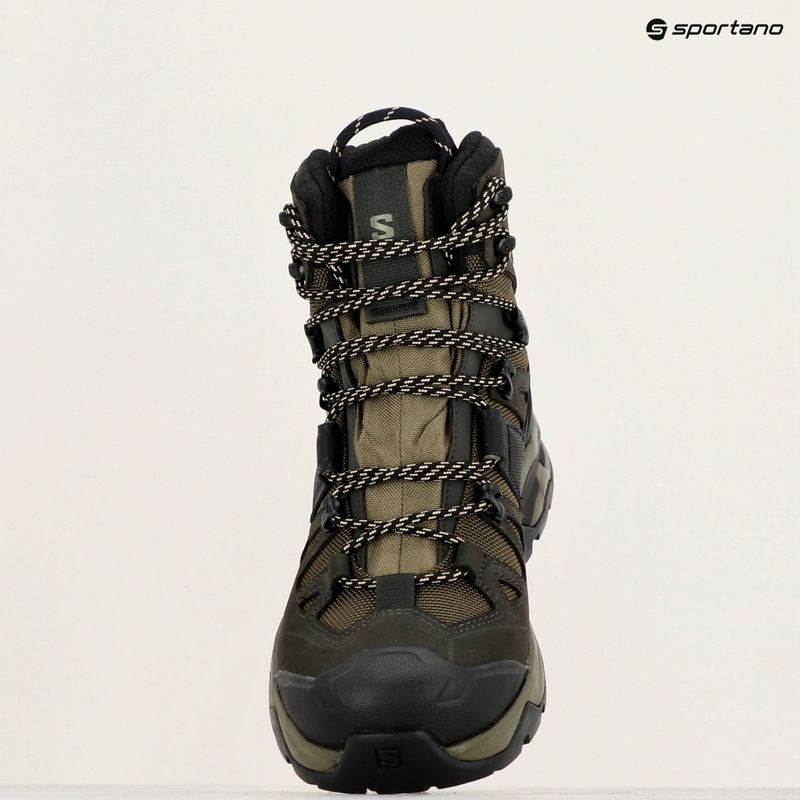 Trekkingschuhe Herren Salomon Quest 4 GTX olive night/peat/safari 10