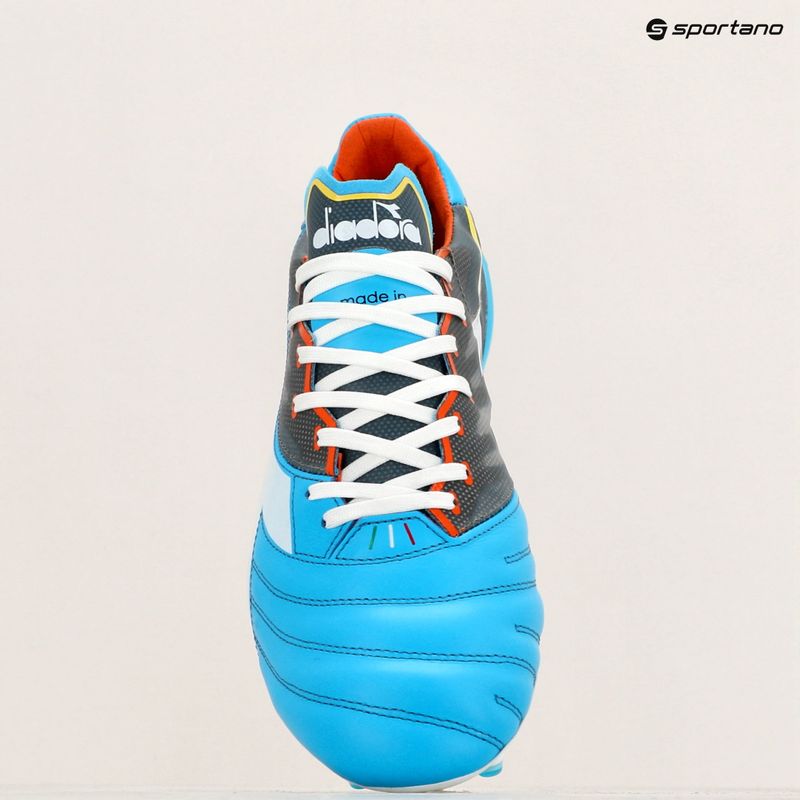 Fußballschuhe Herren Diadora Brasil Elite Veloce GR ITA LPX blue fluo/white/orange 11