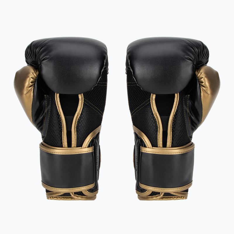 Everlast Powerlock 2 schwarz/gold Boxhandschuhe 3
