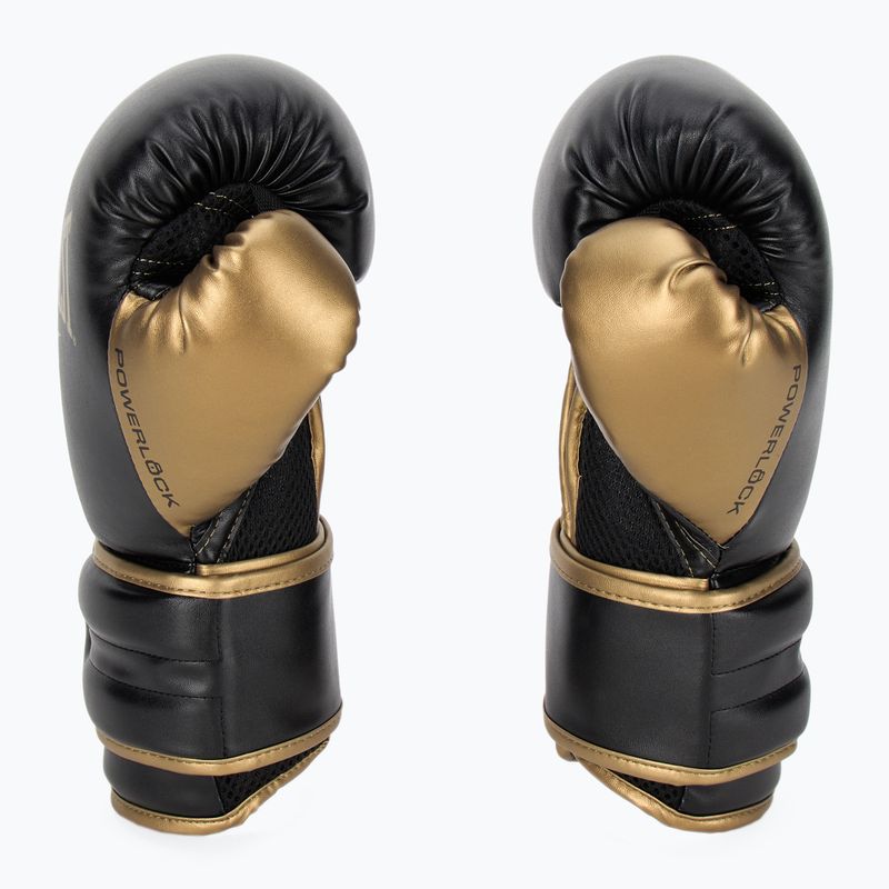 Everlast Powerlock 2 schwarz/gold Boxhandschuhe 4