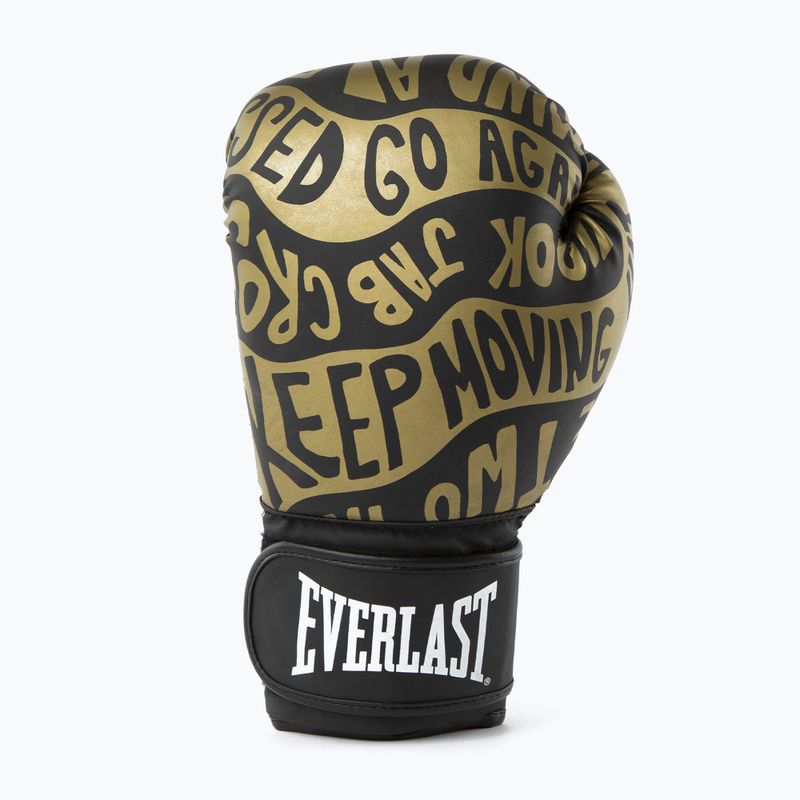 Everlast Spark schwarz/gold Boxhandschuhe EV2150 BLK/GLD 6