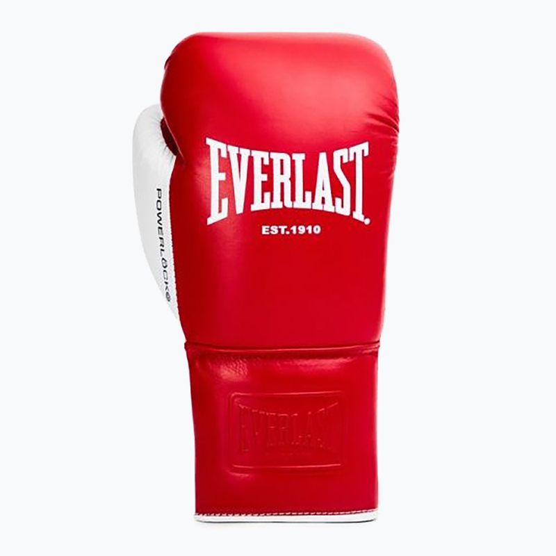 Boxhandschuhe Everlast Powerlock OG Pro Fight red/white 2