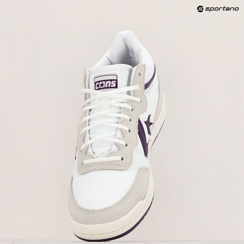 Converse Cons Fastbreak Pro Suede Nylon weiß/vaporous grau/lila Schuhe 9