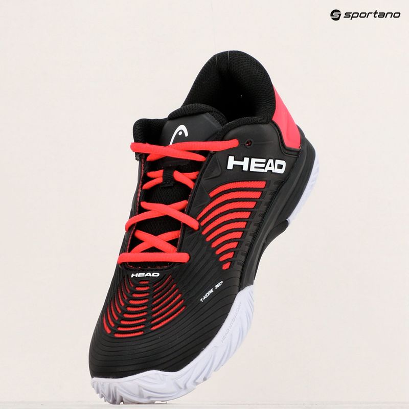 HEAD Kinder-Tennisschuhe Revolt Pro 4.5 schwarz/rot 9