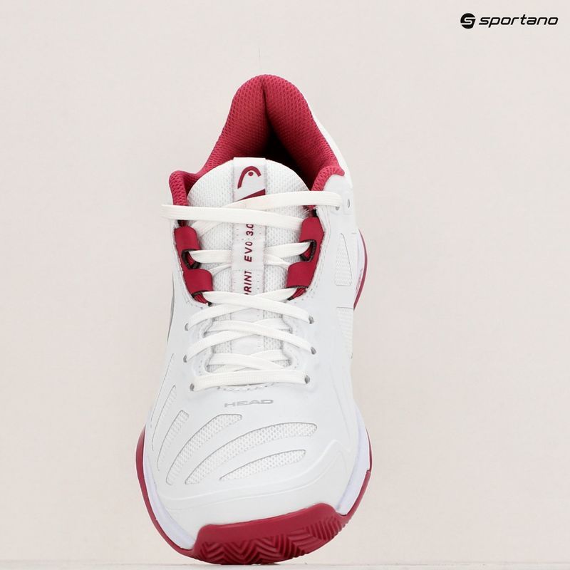 Tennisschuhe Damen HEAD Sprint Evo 3.0 Clay white/berry 9