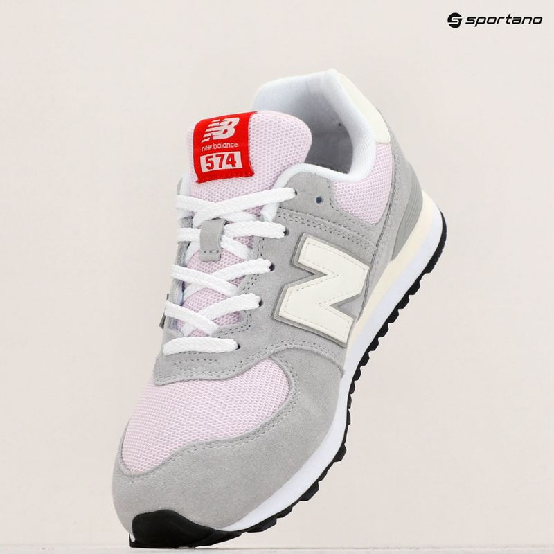 New Balance GC574 brighton grau Kinderschuhe 14