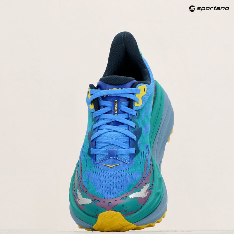 Herren Laufschuhe HOKA Stinson 7 virtual blau/tech grün 9