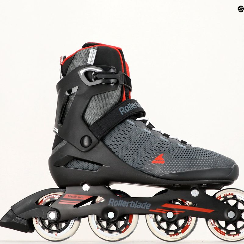 Inliner Herren Rollerblade Spark 84 dark grey/red 9