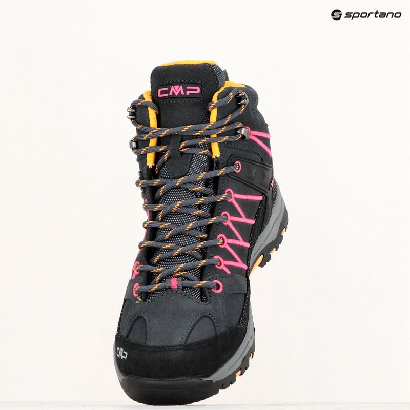 Trekkingschuhe Kinder CMP Rigel Mid antracite/bouganville 9