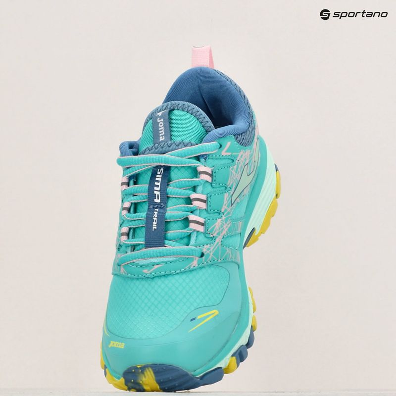 Joma Sima grün/graue Kinderlaufschuhe 10